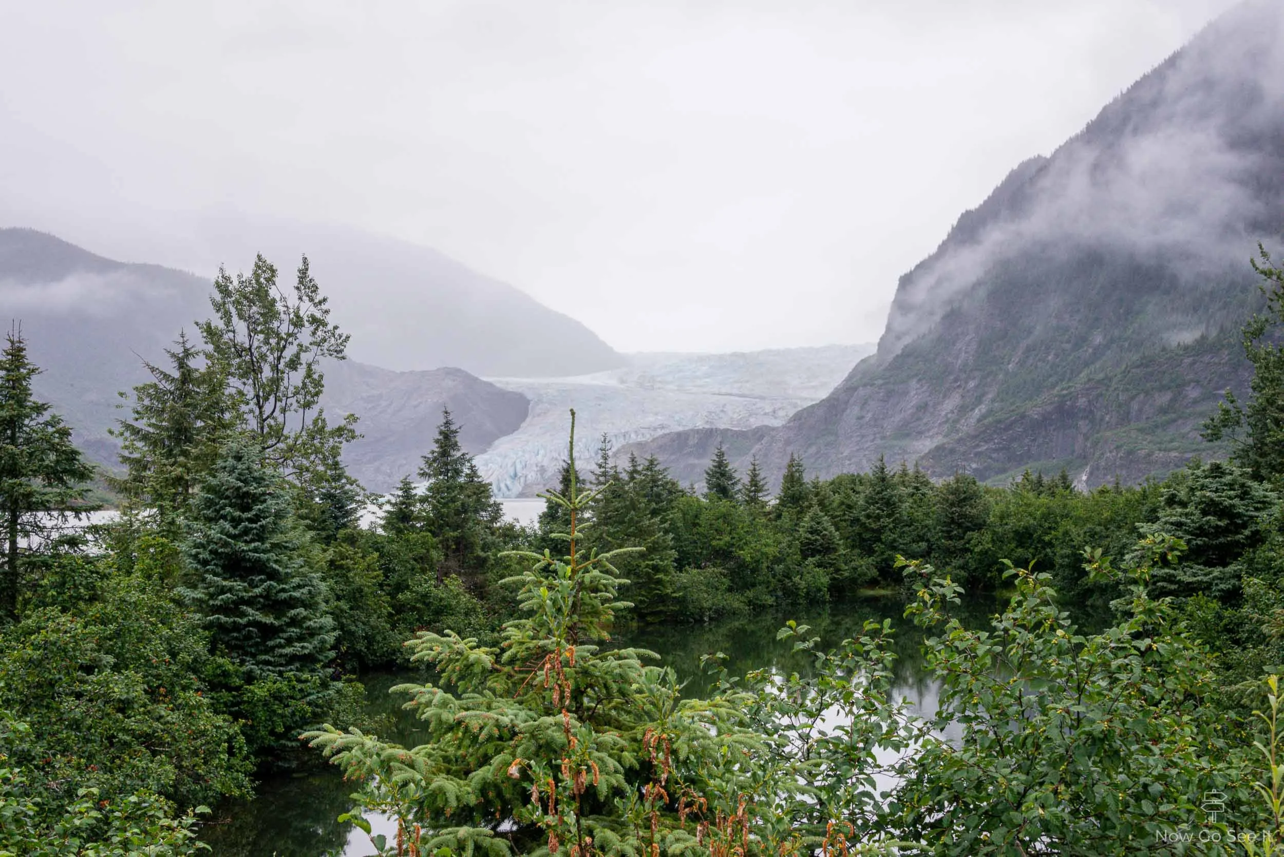 Mendenhall Glacier From Juneau Alaska mendenhall-glacier-from-juneau-alaska