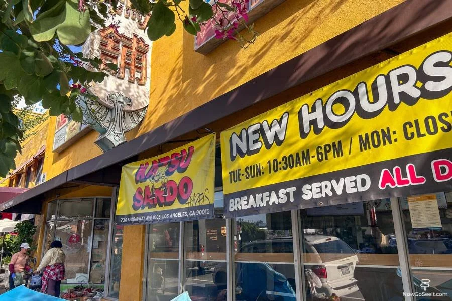 Local's Guide to Los Angeles Chinatown Food Shops and More - Katsu Sando