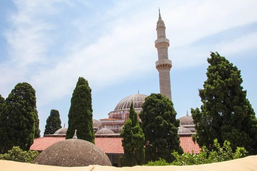 Rhodes Cruise Port Guide Old Town Walking Route and Beaches - Mosque Of Suleiman