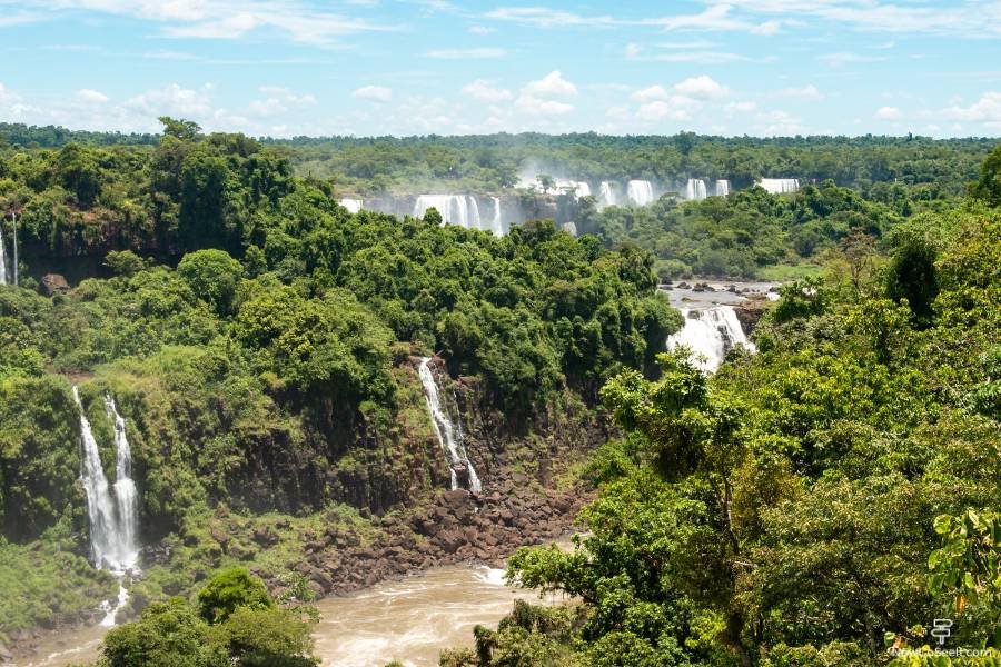 Visiting The Brazil Side of Iguazu Falls: Route, Tips & More - beginning of waterfall trail view