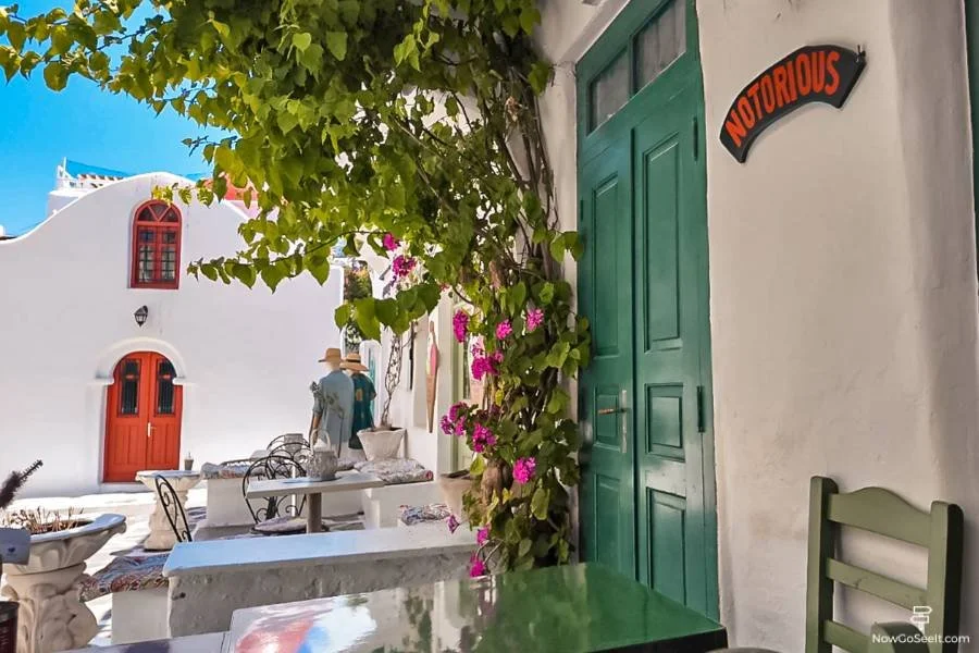Mykonos Cruise Port Overnight What We Actually Did - Lunch in Mykonos Town (Notorious)