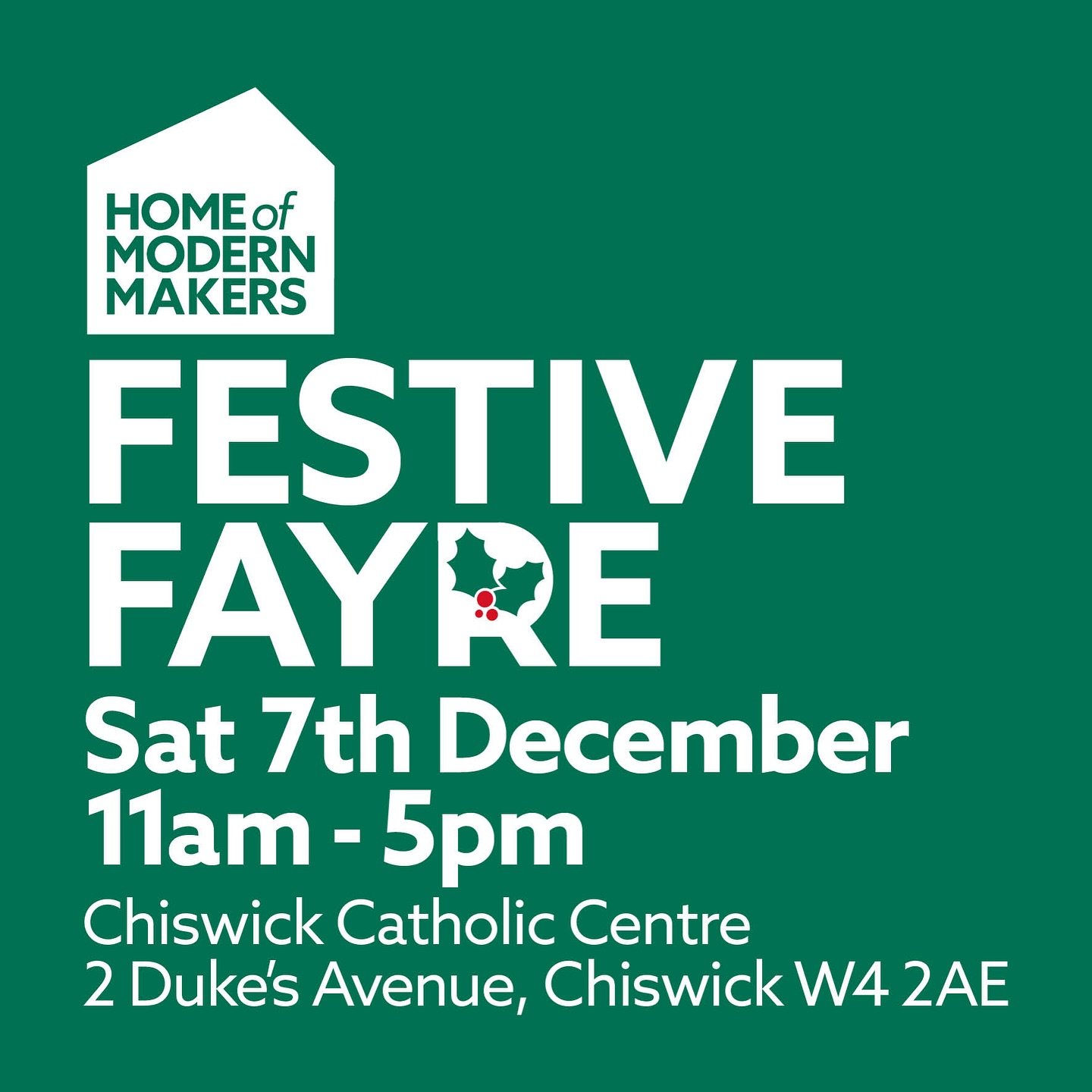Home of Modern Makers - Festive Fayre