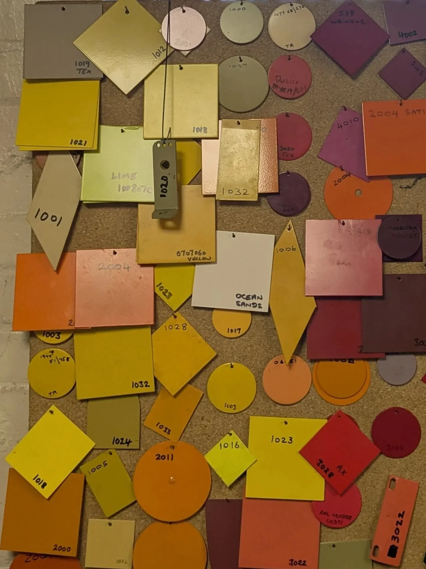 Not work related but definitely grid worthy! Powder coating samples 🎨