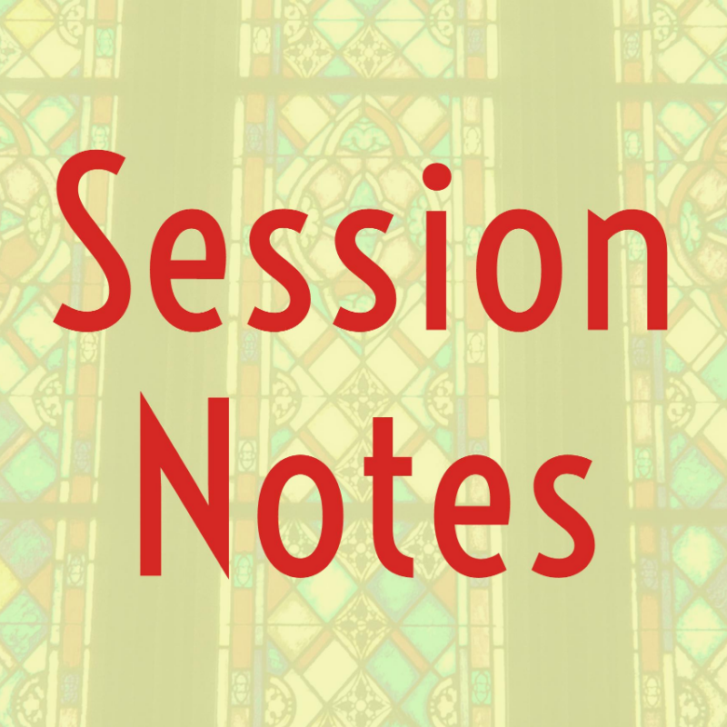 Session Notes - January