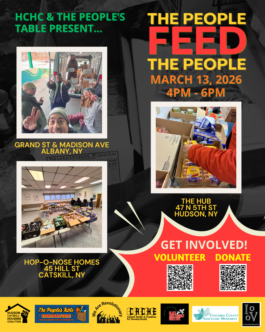 Hudson/Catskill Housing Coalition Mobilizes Regional Mutual Aid Network for Upcoming Food Distribution