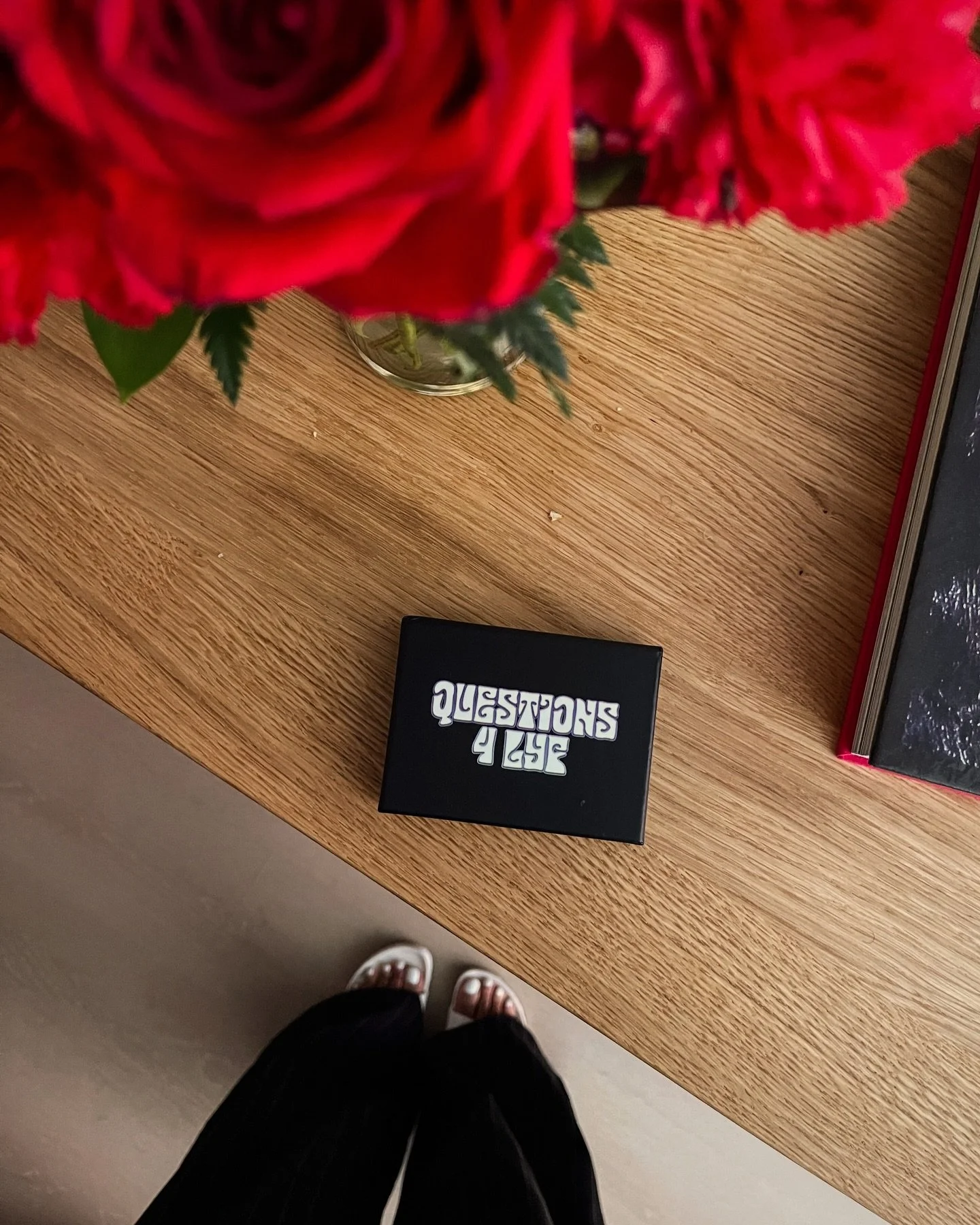 Valentine&rsquo;s reminder.

To the lovers.
And the almost lovers.

Questions 4 LYF belongs in the room.

Keep it close this weekend. Let it ask what you might not.

For those without a deck, it&rsquo;s not too late.
Same day delivery today and tomor