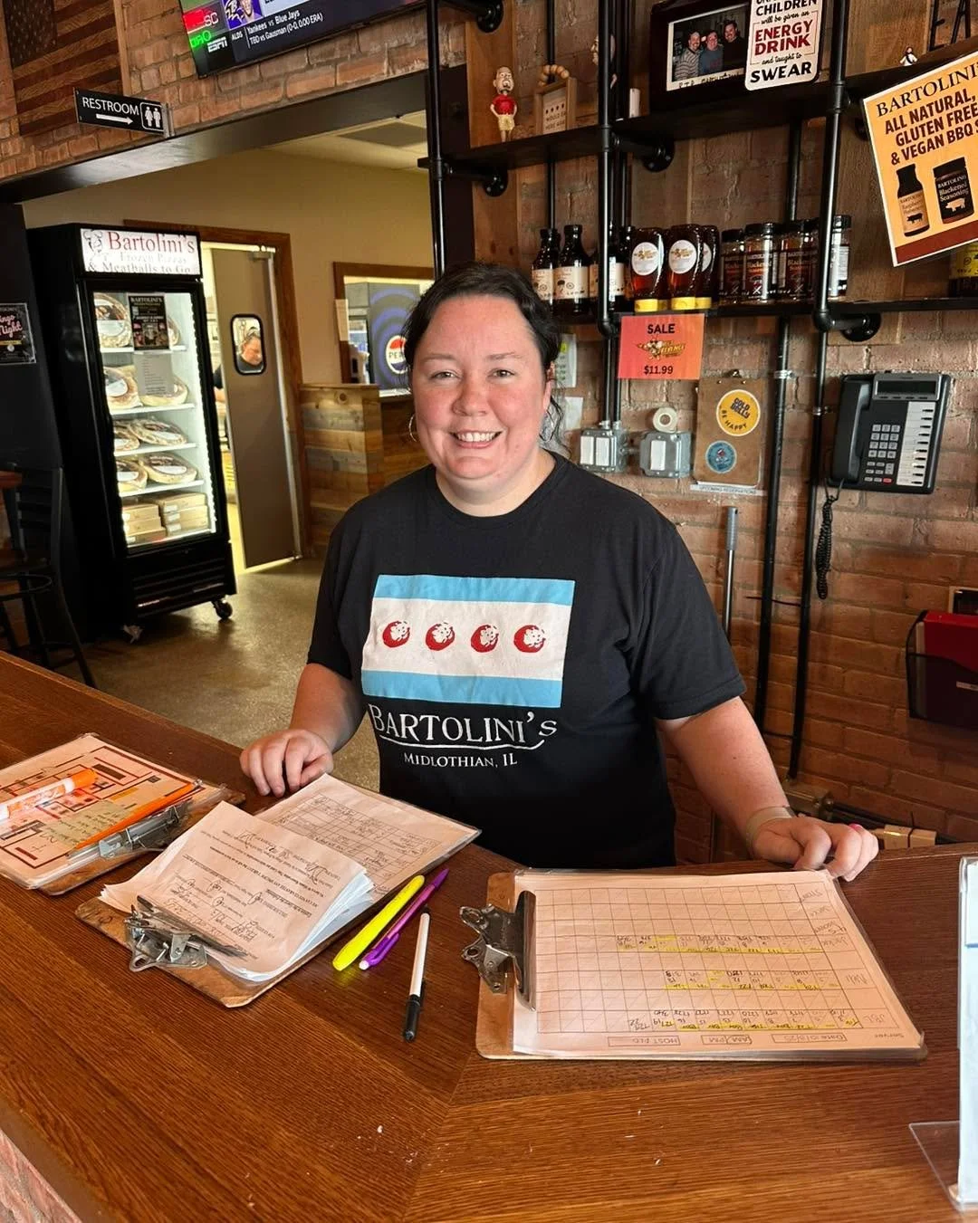 𝗦𝗼𝗺𝗲𝗼𝗻𝗲 𝘆𝗼𝘂 𝘀𝗵𝗼𝘂𝗹𝗱 𝗸𝗻𝗼𝘄 𝗮𝘁 𝗕𝗮𝗿𝘁𝗼𝗹𝗶𝗻𝗶&rsquo;𝘀

Meet Mary &ndash; one of our 
amazing hostesses!

If you&rsquo;ve ever been greeted with a warm smile when you walk through our doors 
&mdash; there&rsquo;s a good chance 
