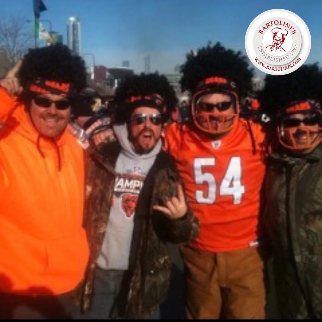 🔥🏈 TODAY IS THE DAY, 
 BEARS FANS! 🐻

If you&rsquo;re not at Bartolini&rsquo;s for the 
3:25 PM kickoff&hellip; ⏰
you&rsquo;re missing THE spot to be‼️

HALF PRICE during the game on:
🍕 Specialty Pizzas
Wings
Beer Nuggets
Mini Meatballs
😋 The Ro