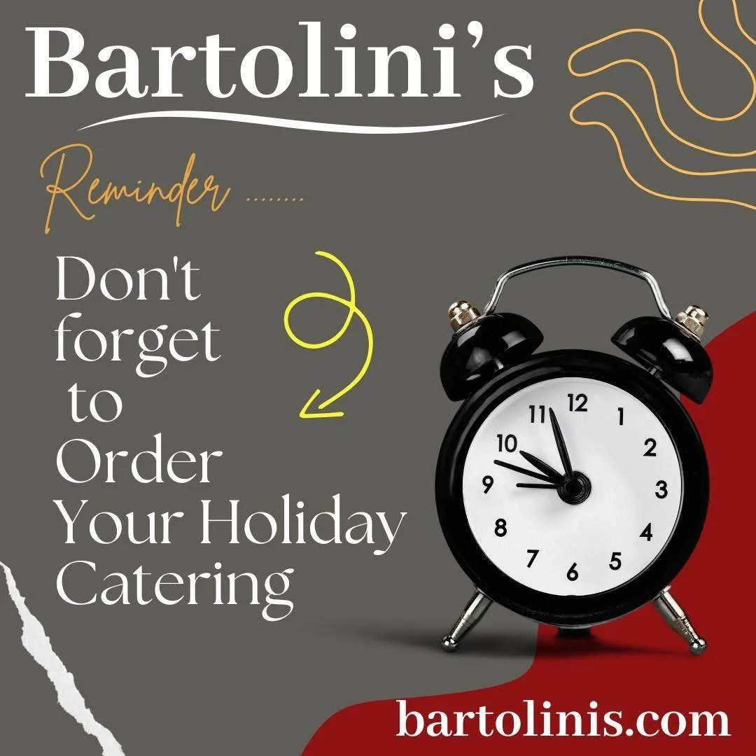 🚨 LAST CALL for Holiday Catering! 

Today is the final day to place your holiday catering order for COLD pickup on Tuesday, December 23.

Don&rsquo;t wait until it&rsquo;s too late &mdash; spots are filling fast and we&rsquo;d hate for you to miss o