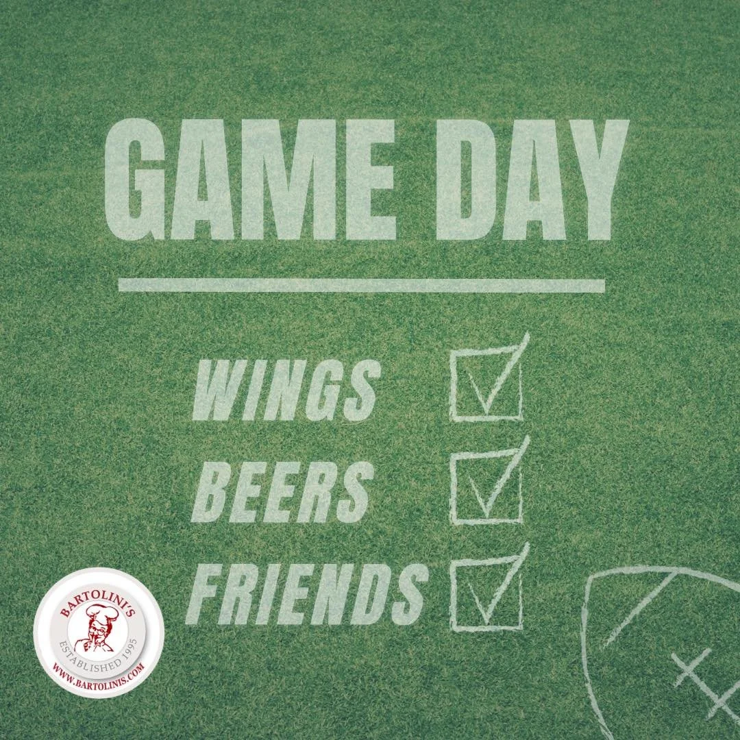 Good news for all of us!! 🐻🏈
We&rsquo;re honoring ALL of our 
Bears Game Day Specials
 today for the NFL games!

🔥 Specials During the Game 
&bull; Half-price Large Specialty Pizzas
&bull; Half-price Beer Nuggets
&bull; Half-price Mini Meatball Ap