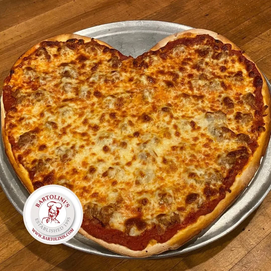 Hello, February! 
The month of love is officially here&hellip; and yes, we&rsquo;re celebrating the best way we know how &mdash; with FOOD (and heart-shaped pizzas 😍🍕)

February = 
the Month of 𝗟𝗢𝗩𝗘  because&hellip;
 &bull; ❤️ Heart-shaped pizz