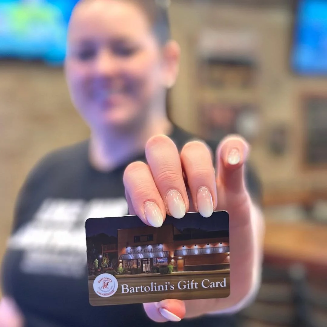 When you&rsquo;re looking for the perfect gift, we have it right here for you &mdash; a Bartolini&rsquo;s Gift Card! 🎁

Available in $10 increments and up.

The perfect way to show appreciation, give a gift, or treat someone just because ❤️🍕

linkt