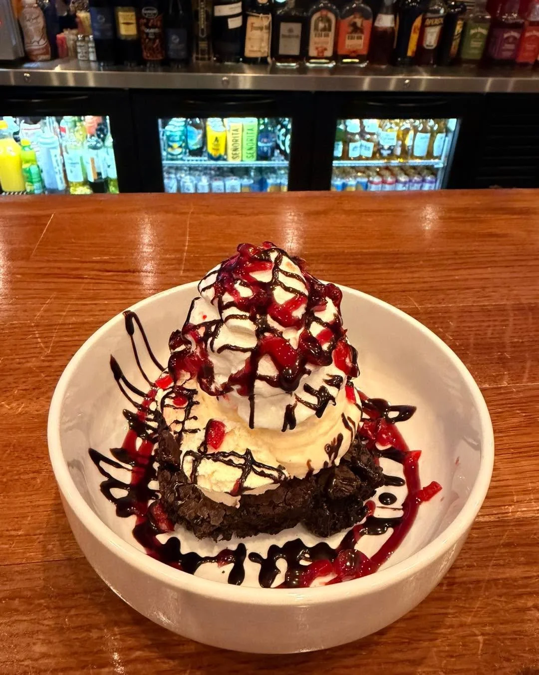 Love is sweet&hellip; 
 but this dessert is sweeter. ❤️😉

Our Valentine&rsquo;s Special Dessert is here:

Chocolate Brownie
Vanilla Ice Cream
Whipped Cream
Drizzled with Chocolate Sauce
Cherries on Top

All for just $6.99

Perfect for date night.
Pe