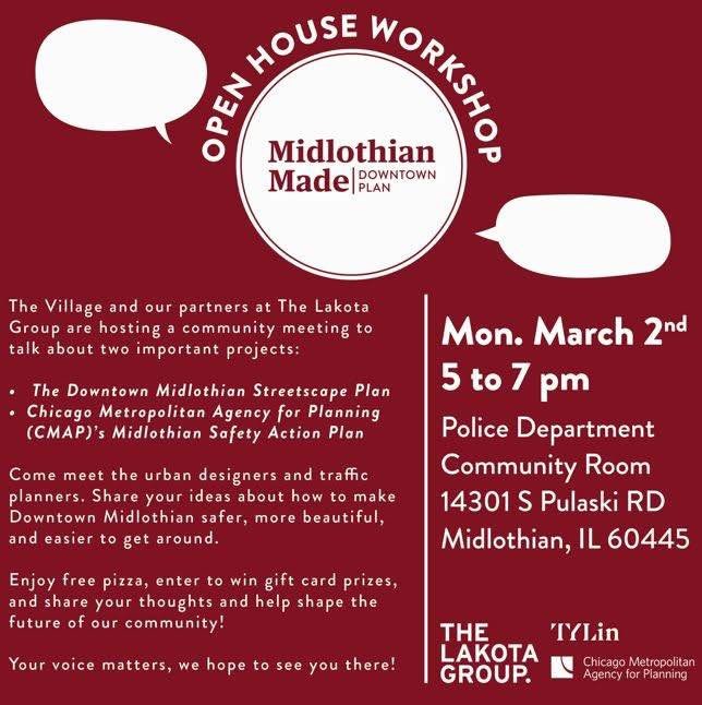 Midlothian friends &mdash; your voice matters.

Big things are being planned for the heart of Downtown Midlothian, and this is your chance to be part of it.

The Downtown Midlothian Streetscape Plan is a community-driven effort to enhance our streets