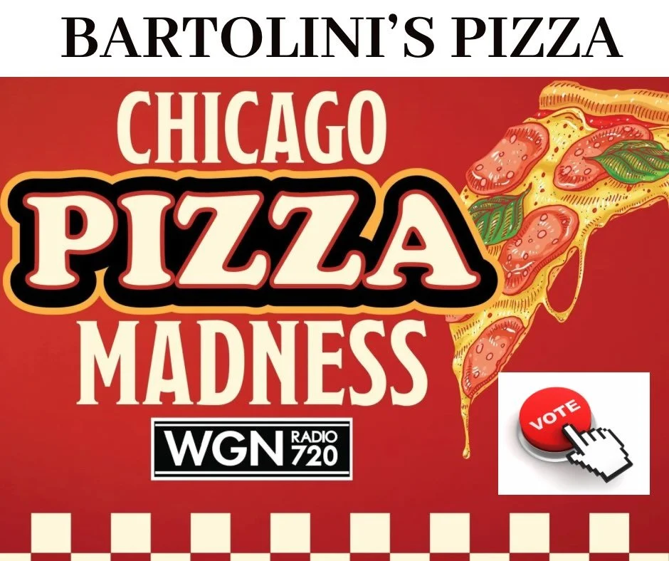 CHICAGO PIZZA MADNESS IS BACK 🍕🏀
@wgnradio 
128 mom &amp; pop pizza spots.
One bracket.

BARTOLINI&rsquo;S is in &mdash; and we need YOUR vote to advance!

If you love our thin crust, deep dish, and Downtown Midlothian vibes&hellip; this is your mo