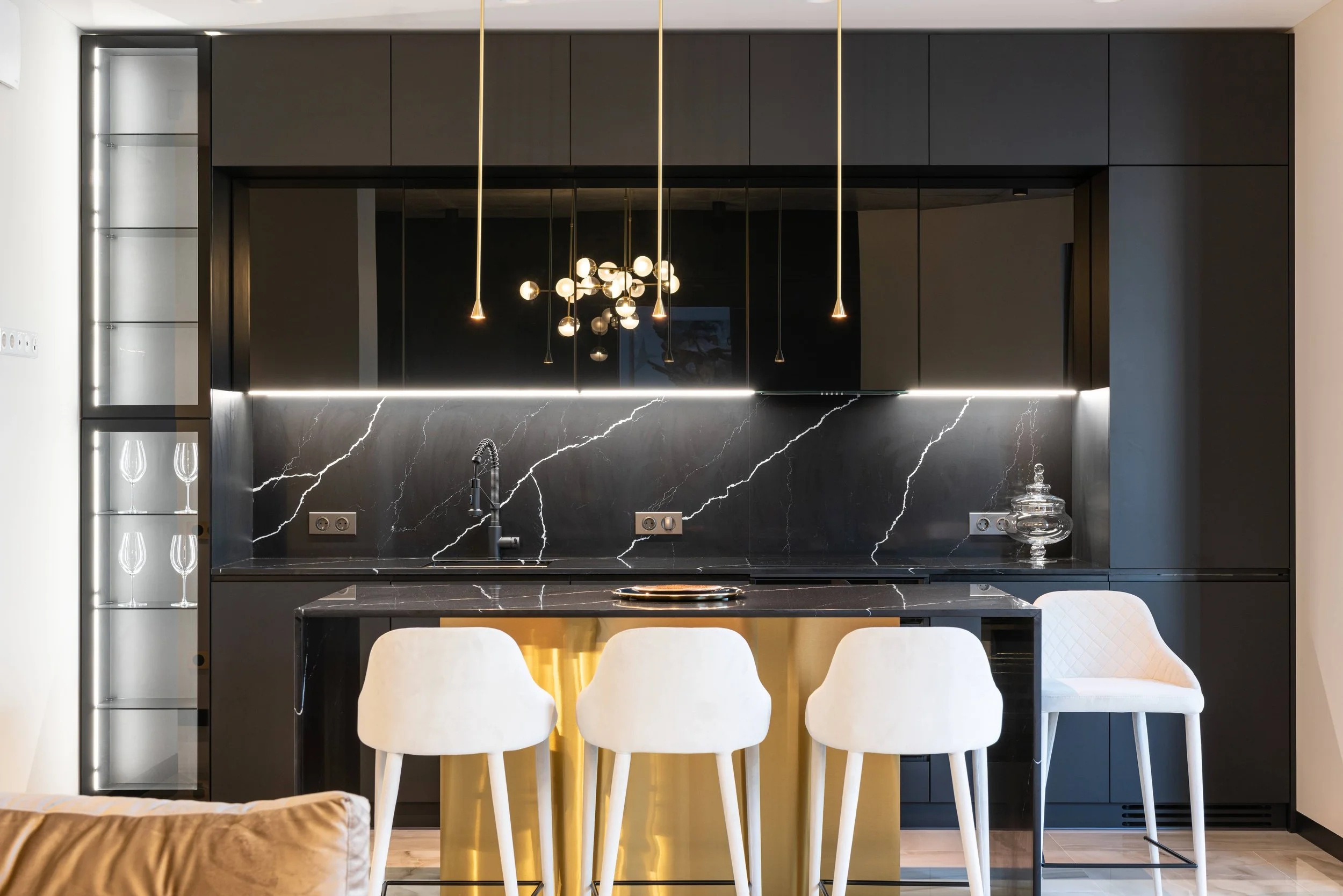 Contemporary Kitchen Remodel by U.S. Superior Stone & Tile project photo