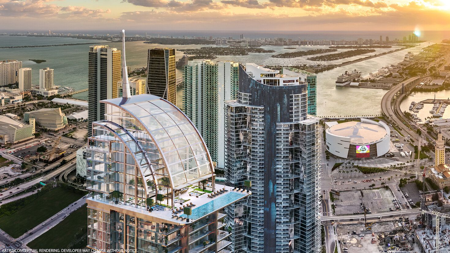 New apartment building at Miami Worldcenter opens