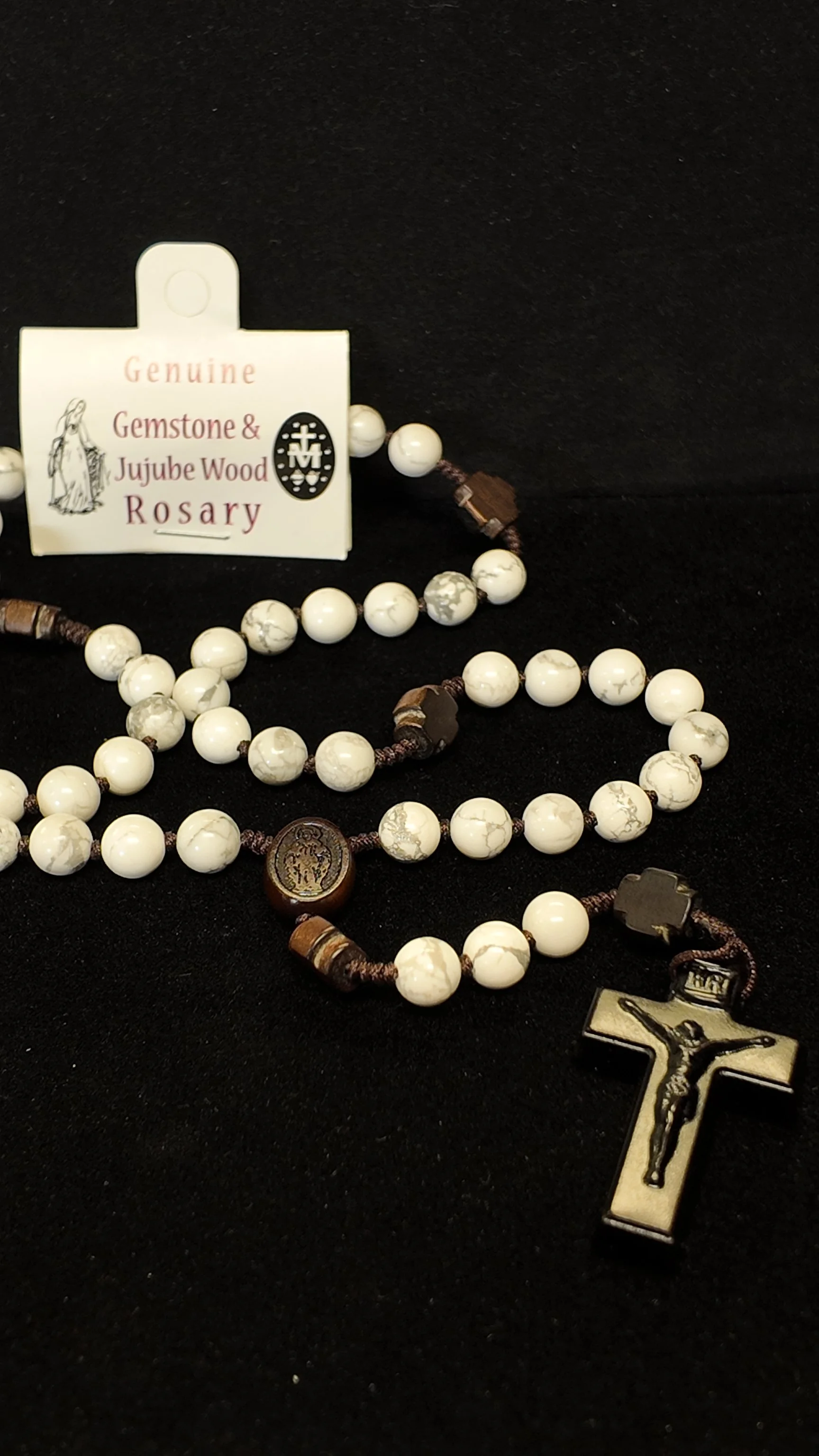 White Gemstone Jujube Rosary