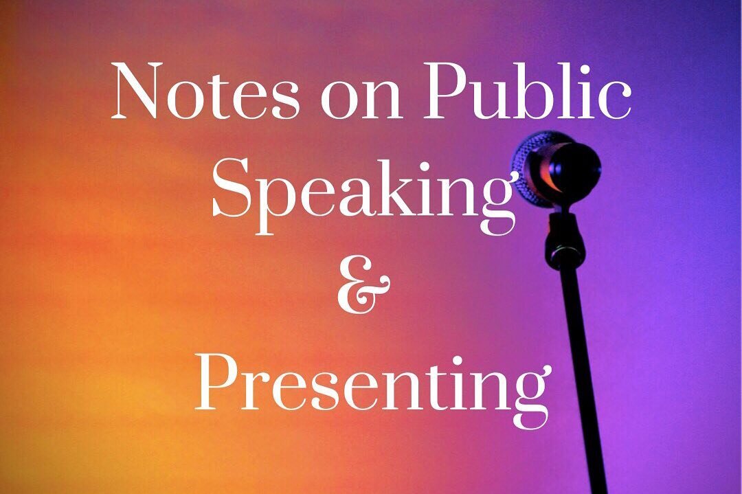 It&rsquo;s Friday and with it we have a new blog for you! &ldquo;Notes on Public Speaking &amp; Presenting&rdquo; written by one of our core authors Alaina Perun.

Find it in the &ldquo;College Thoughts&rdquo; tab. Give it a read and share with your 