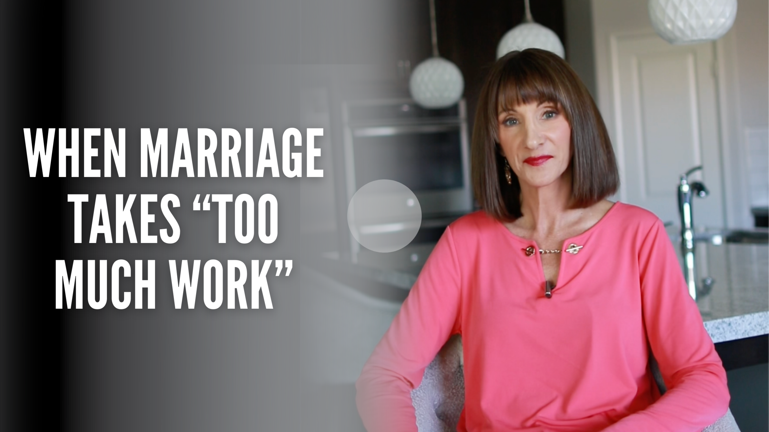 When Marriage Takes "Too Much Work"