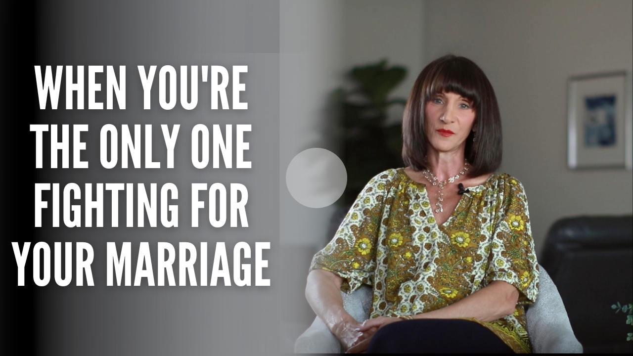 When You're The Only One Fighting For Your Marriage