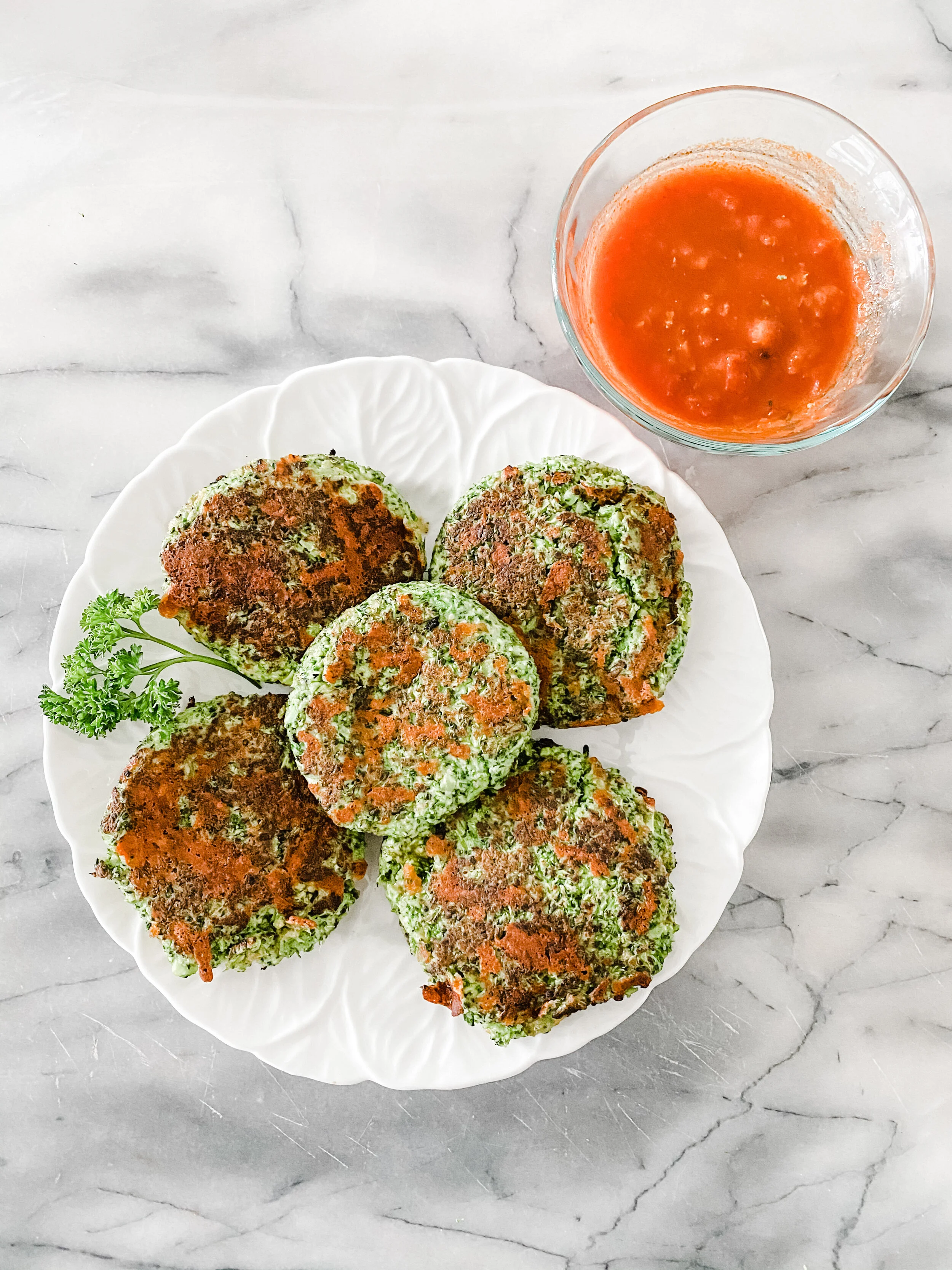 Broccoli Cheddar Fritters