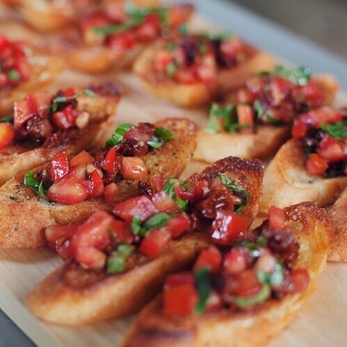 Ricotta &amp; Tomato Bruschetta