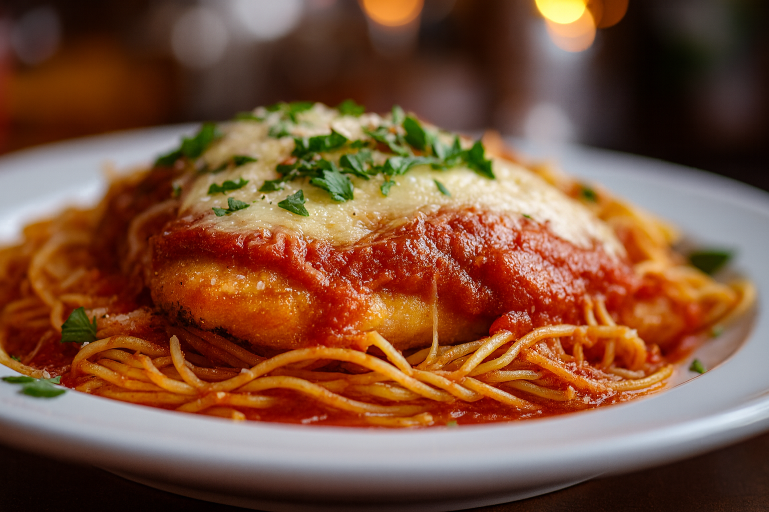 Crispy Skillet Chicken Parmesan