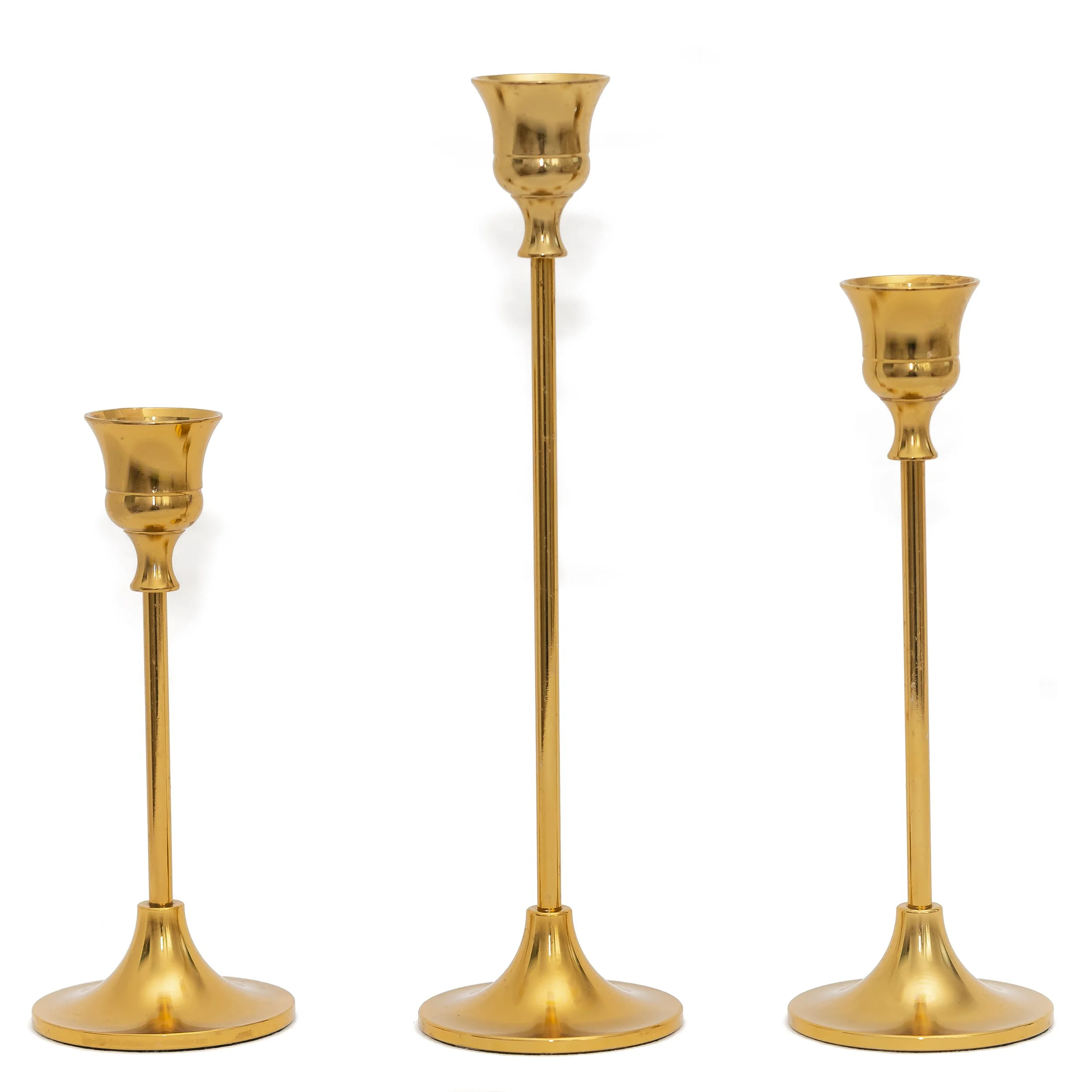 Gold candle holders
 $2.00 each