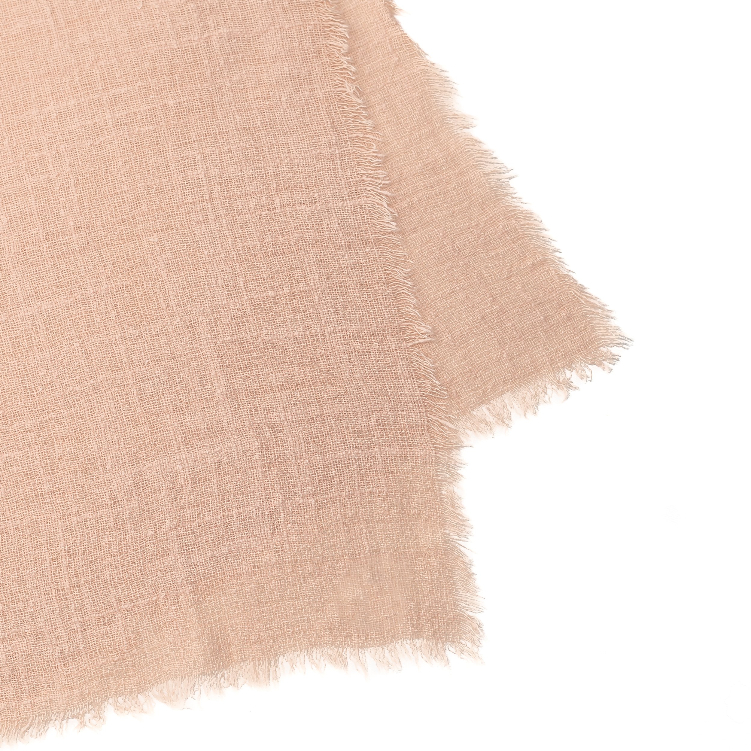 Peach gauze napkin
 $1.25 each
 50 available