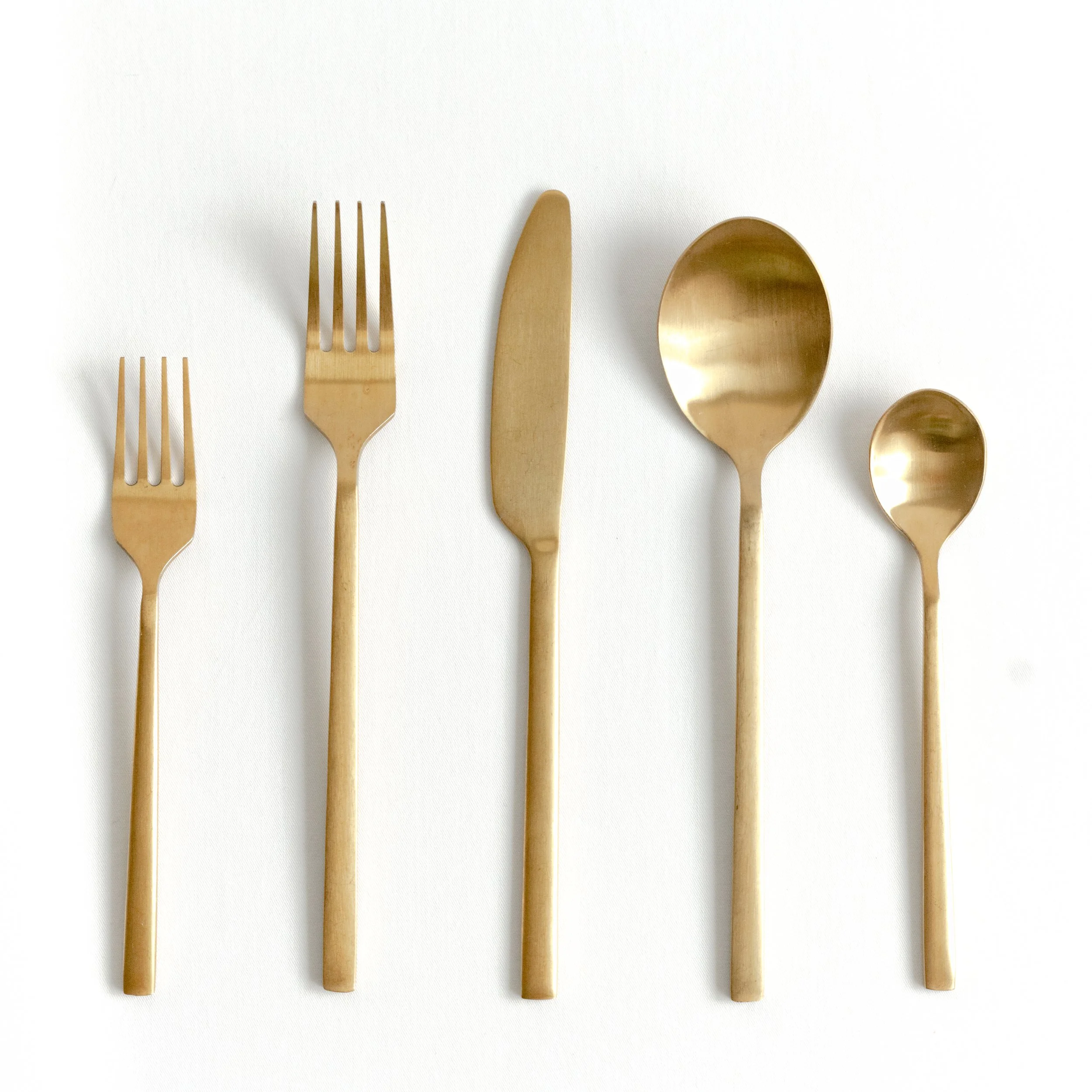 Brushed gold
 $0.60 each
 $2.75 set
 200 available