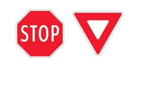 Stop &amp; Yield Signs