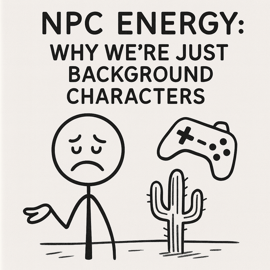 NPC Energy: We’re ALL Just Background Characters