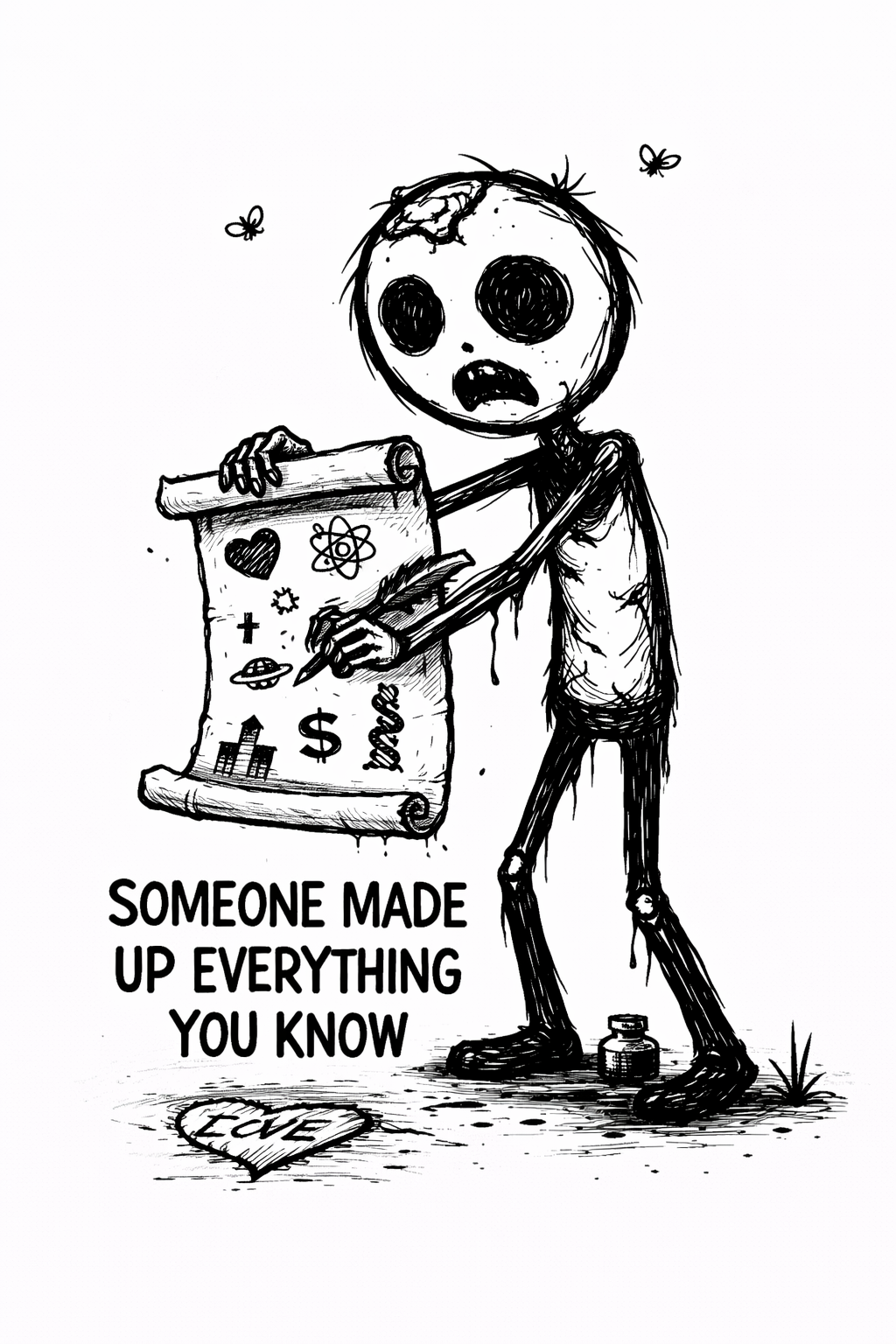 Someone made up everything you know.