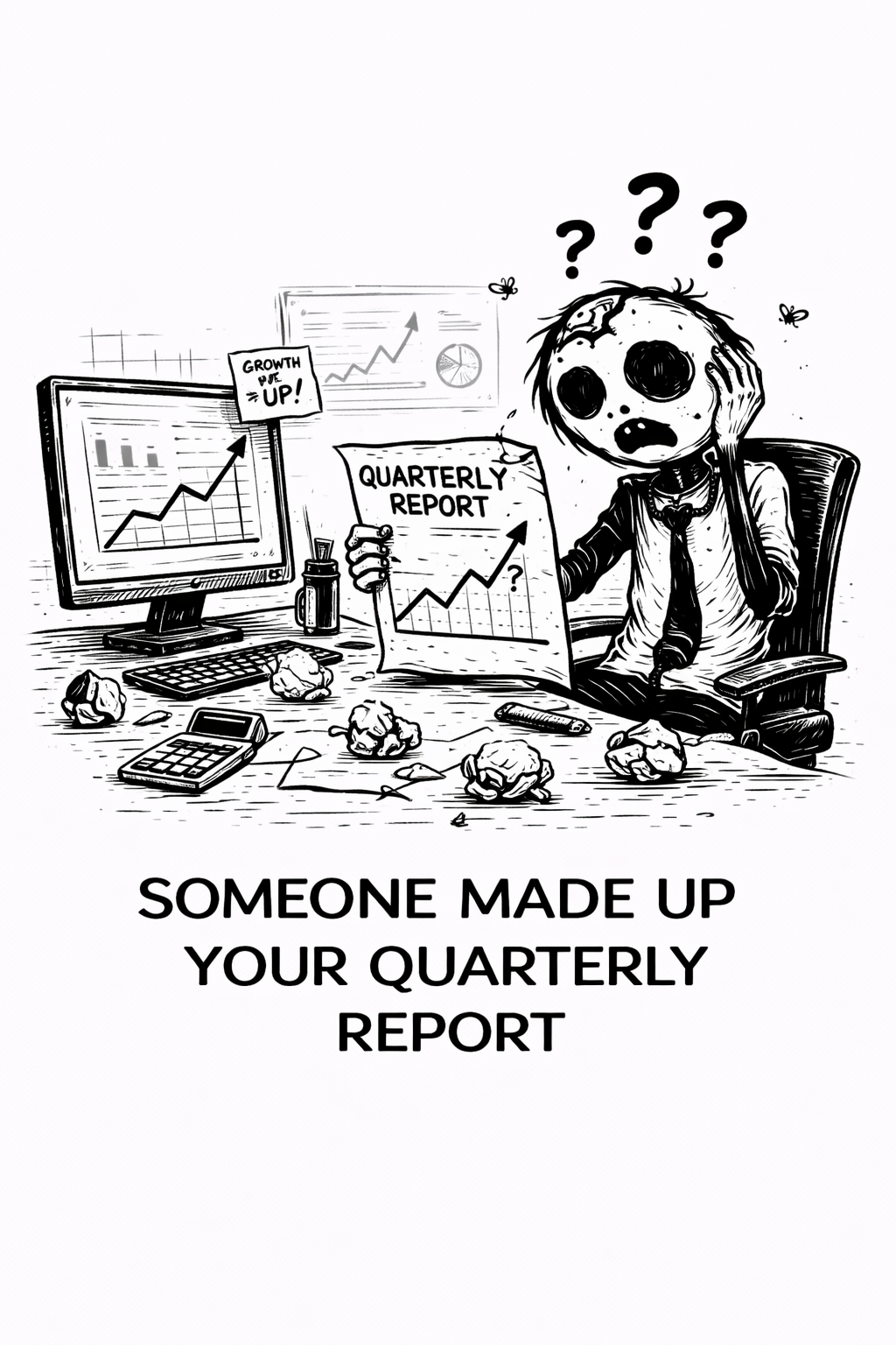 Someone made up your quarterly report.