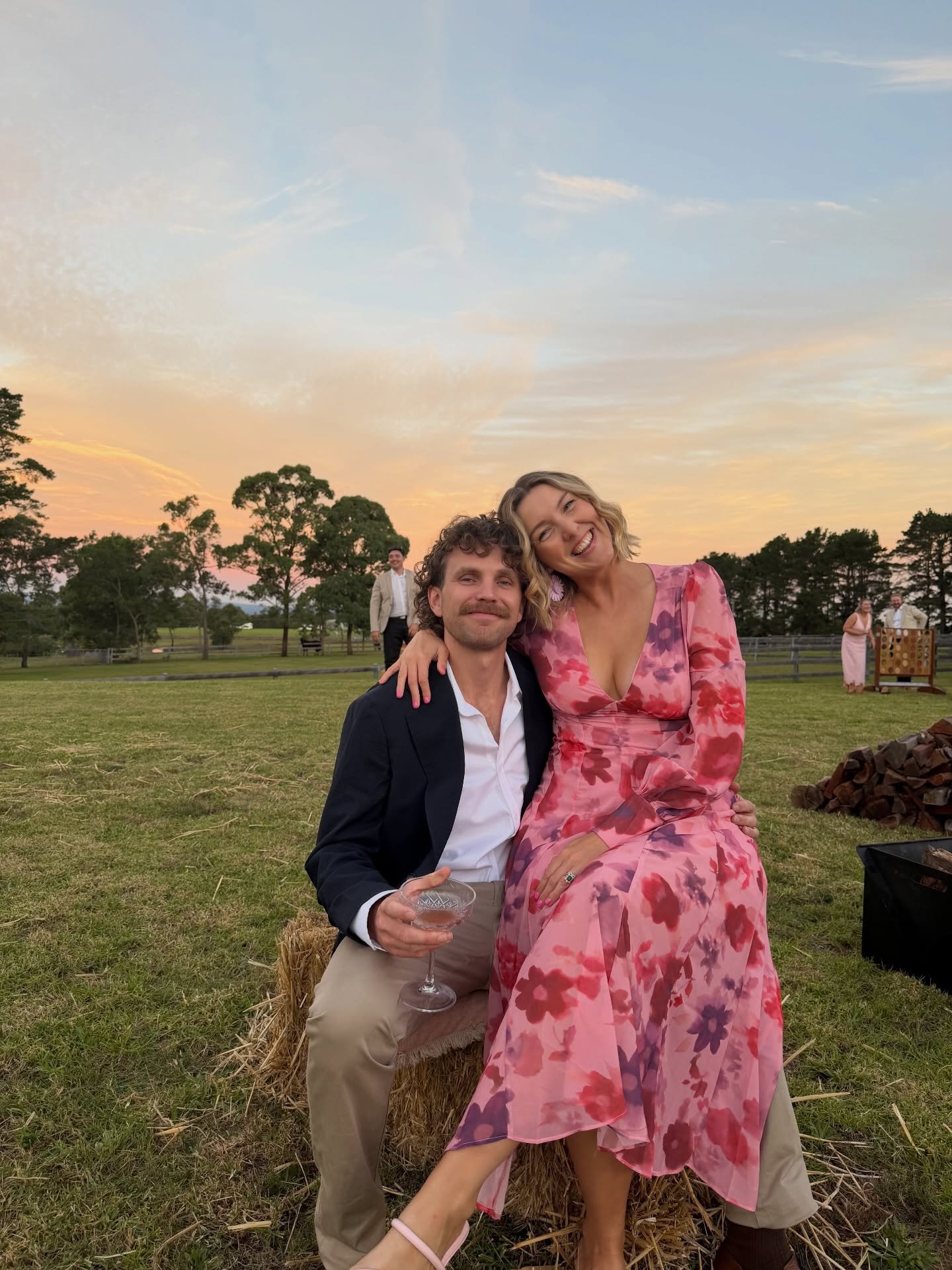 Fresh from the love bubble of M&amp;L&rsquo;s dreamy wedding at the farm🍸 🎷 💓

The most breathtaking bride &amp; well groomed-groom. 

So over the moon for you both @laurenvaroutsos &amp; @mycool.yourecool, you&rsquo;re truly perfect for eachother