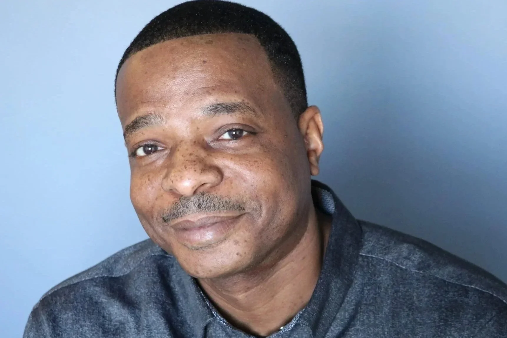 Portrait of DJ Kut, influential St. Louis hip-hop DJ known for working with Nelly and the St. Lunatics