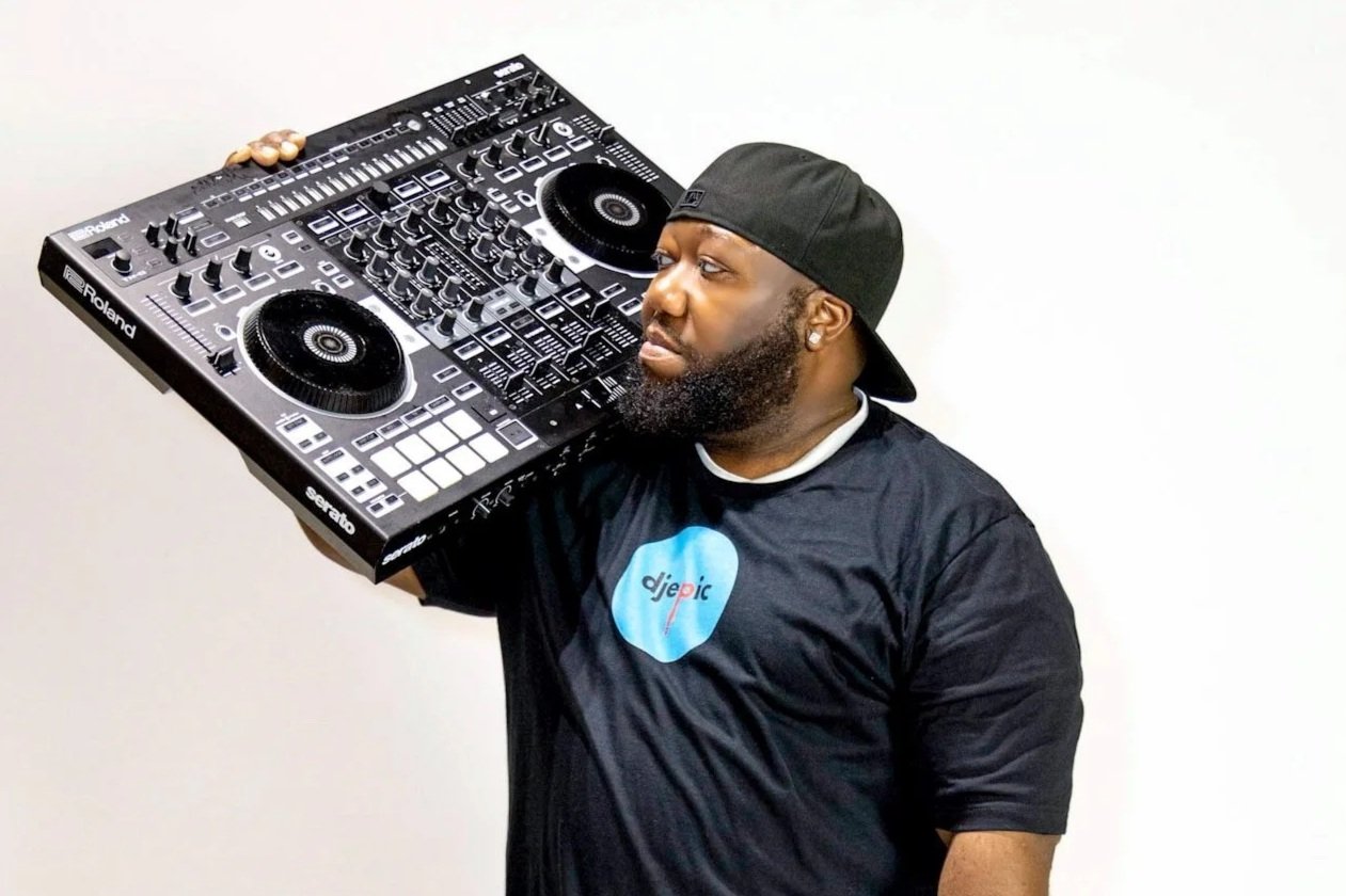 Portrait of DJ Epic, St. Louis DJ known for festivals, events, and digital content creation