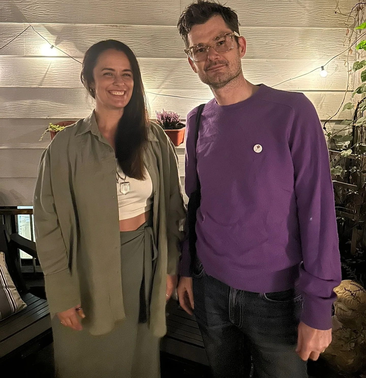 So grateful for @the_wyckoff and @brookedlavelle that hosted such a beautiful podcast event and dinner, and I had the chance to share about family and organizational constellations, how this work shows up with groups and how it can bring people toget