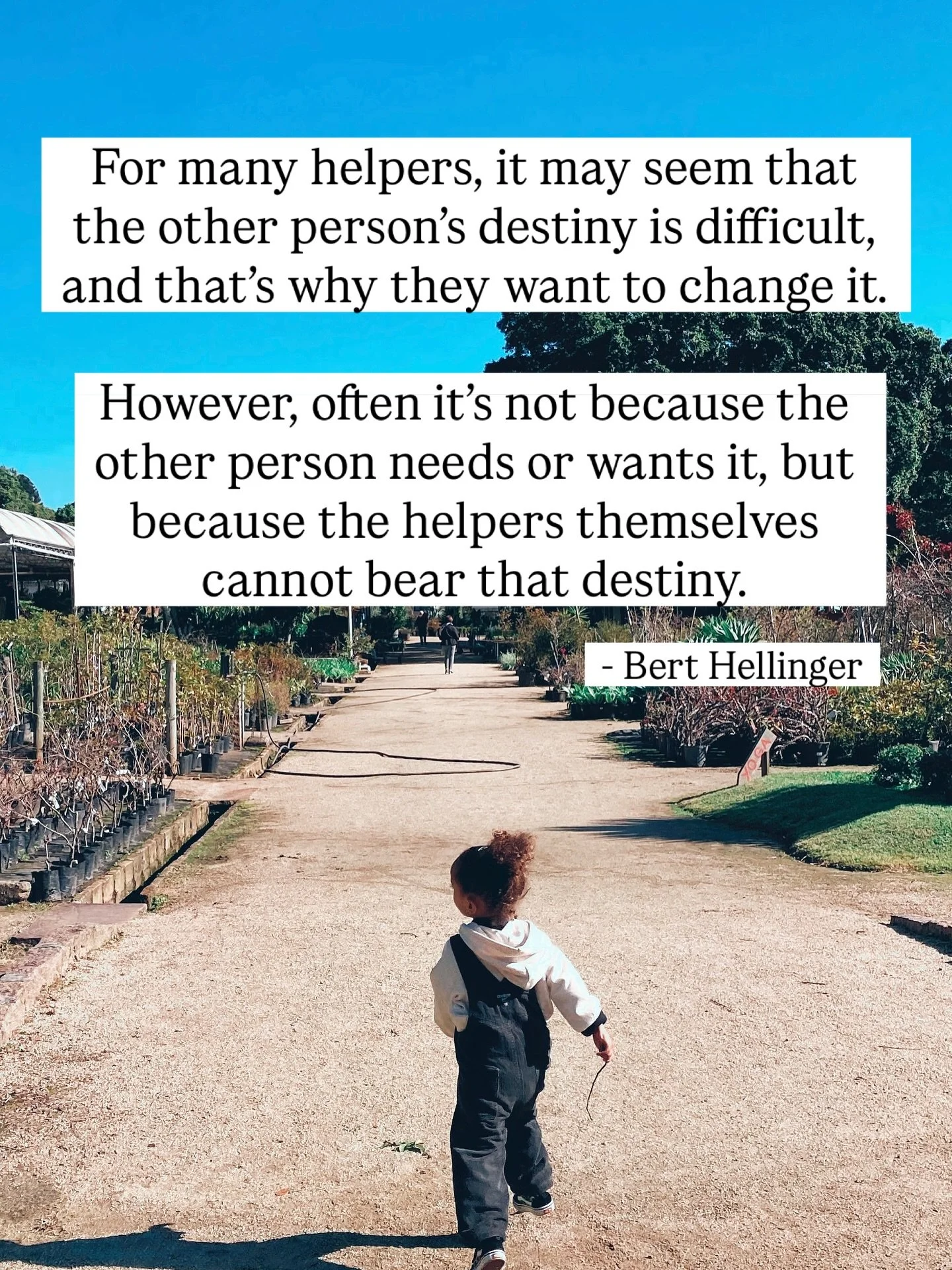 Why do you want to help?
From what position are you offering help?
Can you truly see the other person as an equal adult?
Or do you feel (even subtly) that you know better?

As professionals, these are powerful questions to pause with. They can reveal
