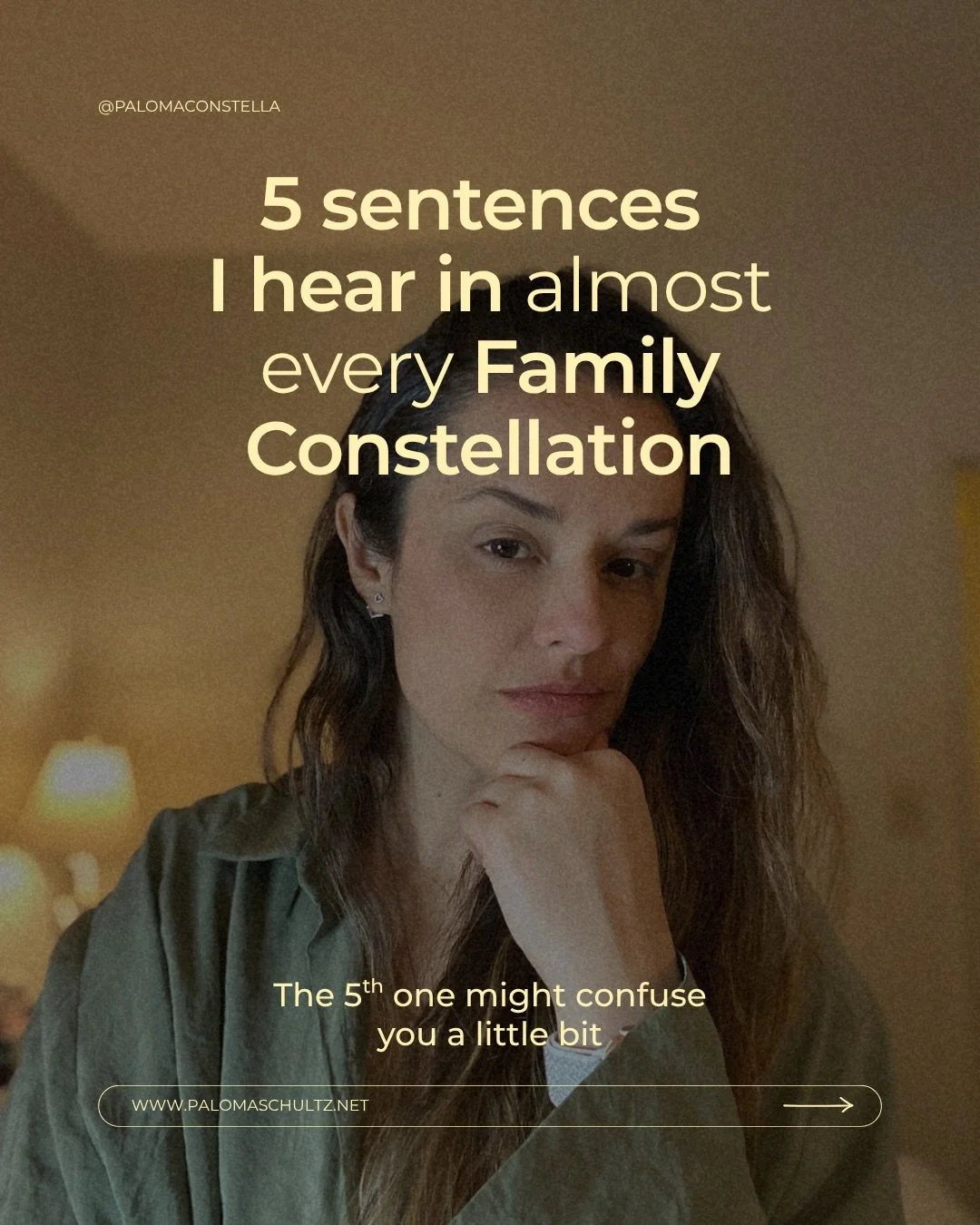 Some sentences sound so normal that we never think to question them.

I had my own versions of these, too.

And I hear at least one of these in almost every Family Constellation I facilitate.

They sound personal.
But sometimes, they&rsquo;re pattern
