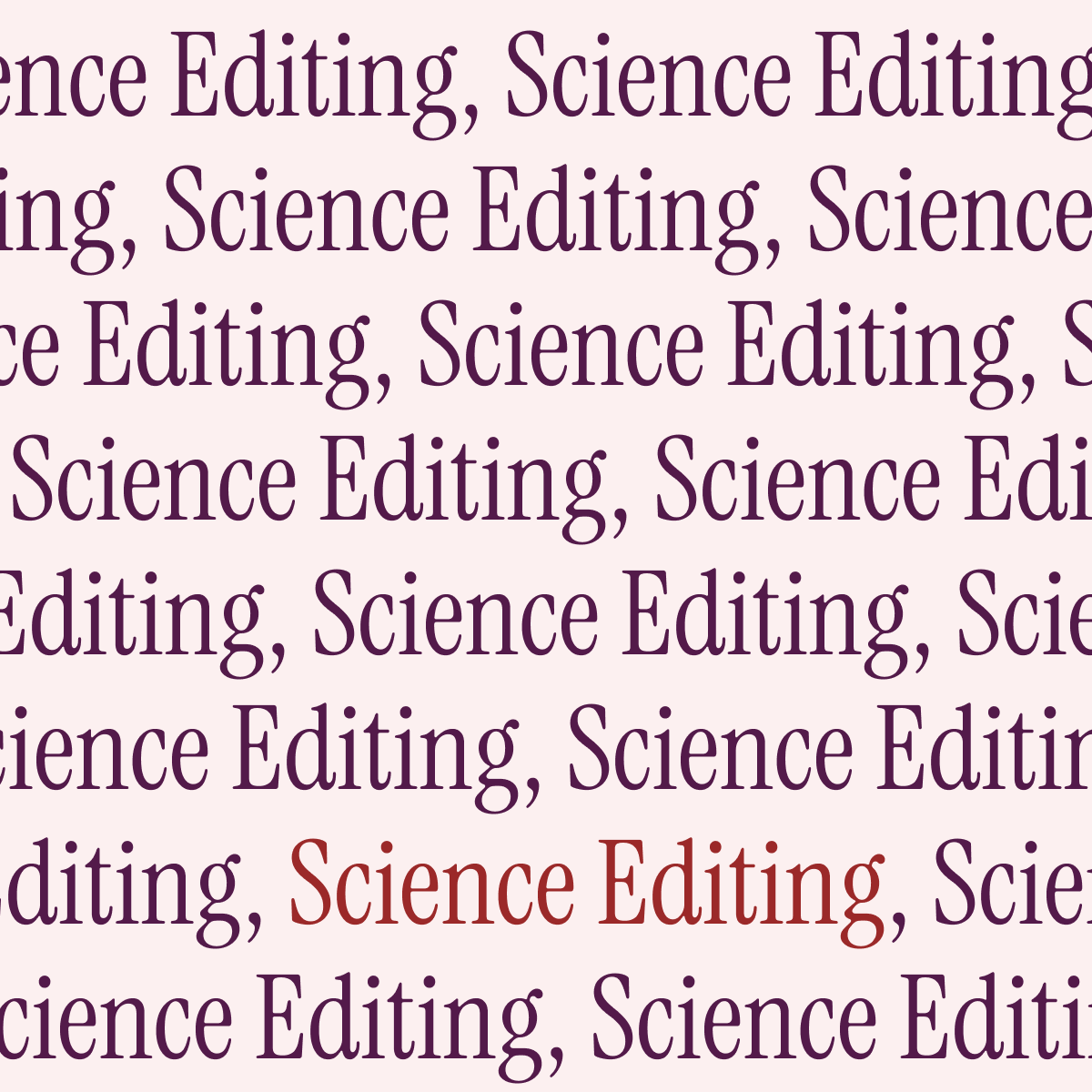 Science Editing