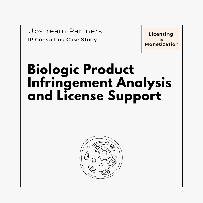 Biologic Product Infringement Analysis and License Support