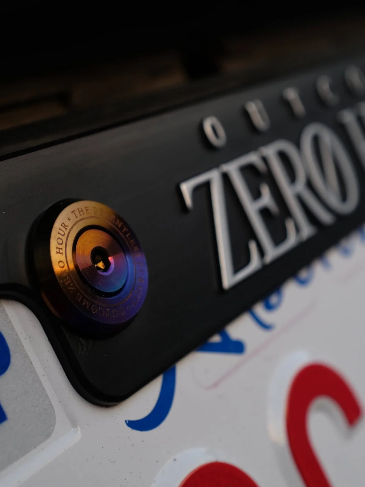 Outcome Zero Hour - License Plate Bolts - Burnt Ti