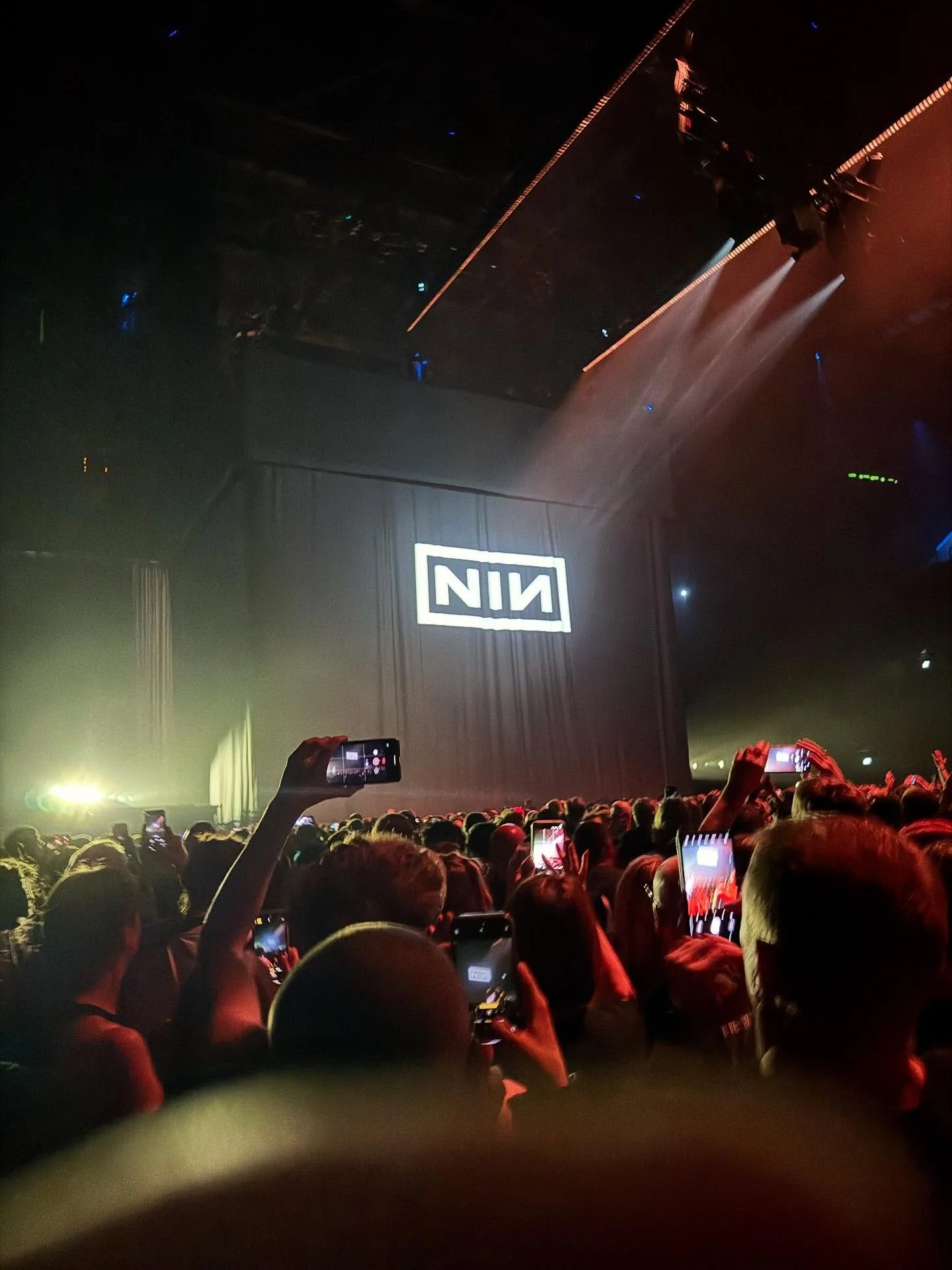 Finally got to see @nineinchnails and the one and only @ilanrubin last night 🤯 UNREAL!