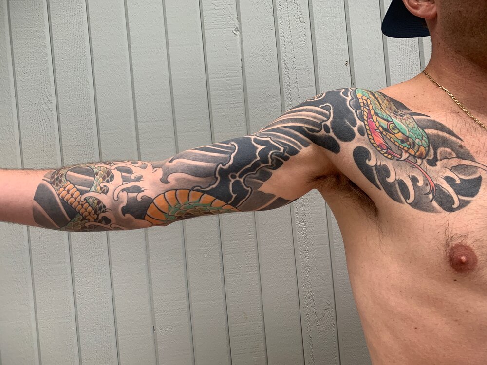 Japanese traditional tattoos — Medford Oregon Tattoo Artist Jason Metka —  Jason Metka - Black Swan Tattoo Company