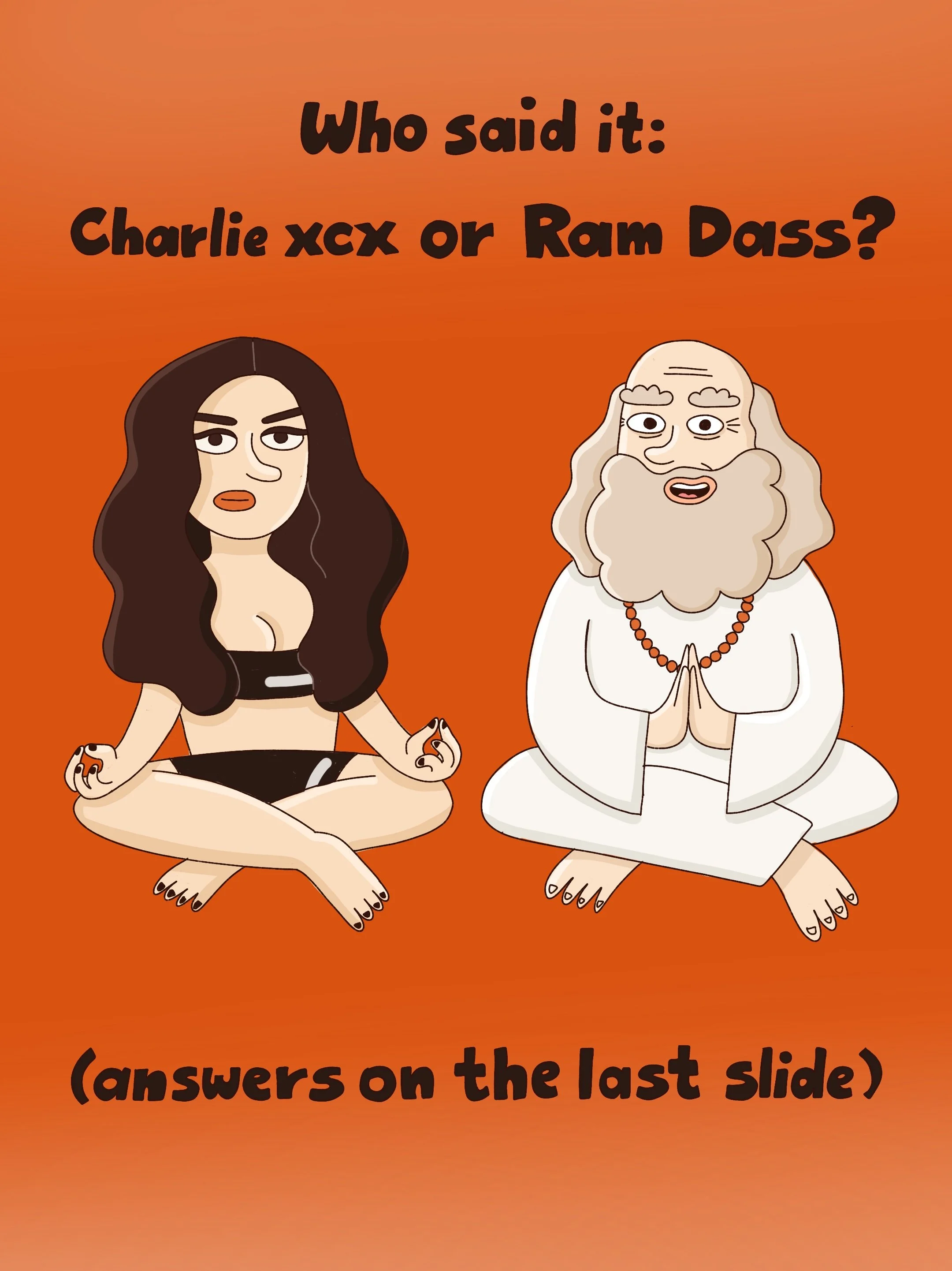 CharliXCX Ram Dass illustration