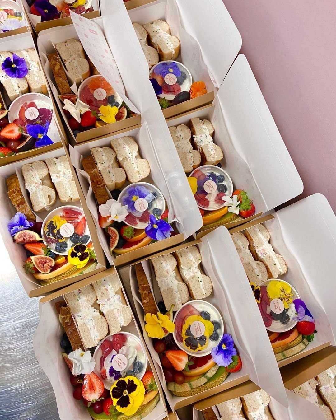 Early morning starts always mean terrible photos - but I couldn&rsquo;t not share these boxes!

I worked with my lovely client Roxanne to make these individual breakfast boxes for a company away day to Paris. We delivered them to St Pancras along wit
