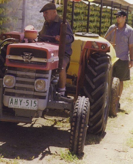 harvest time 2000- Dennis &amp; Scott