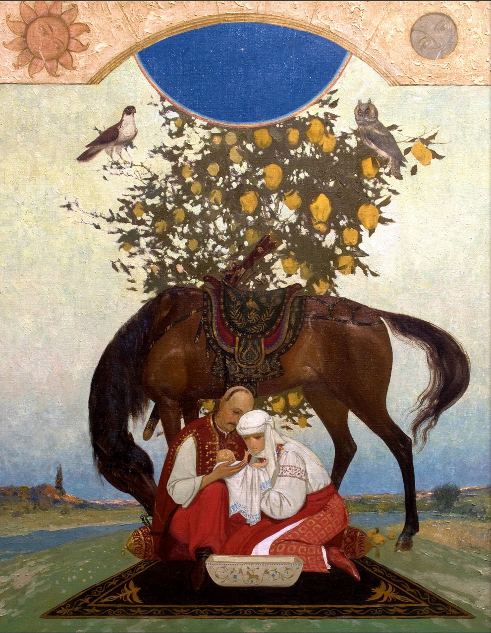 Народження нової зірки, 2009, полотно, олія, 120 х 100 cm.  ІВАН ІВАНОВИЧ ШИШМАН